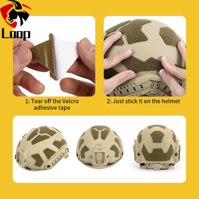 High Cut Helmet Velcro (2)