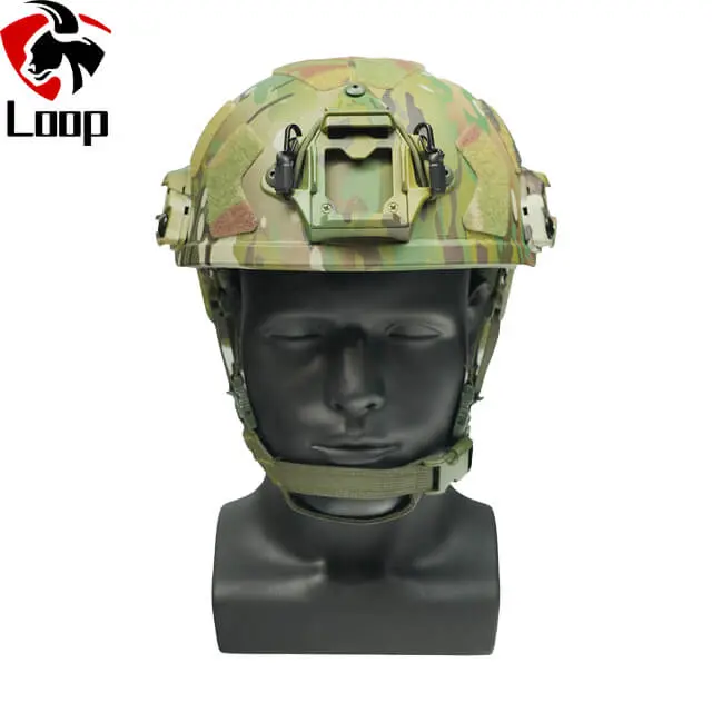 Fast Camouflage Velcro High Cut Protection Tactical Ballistic Helmet