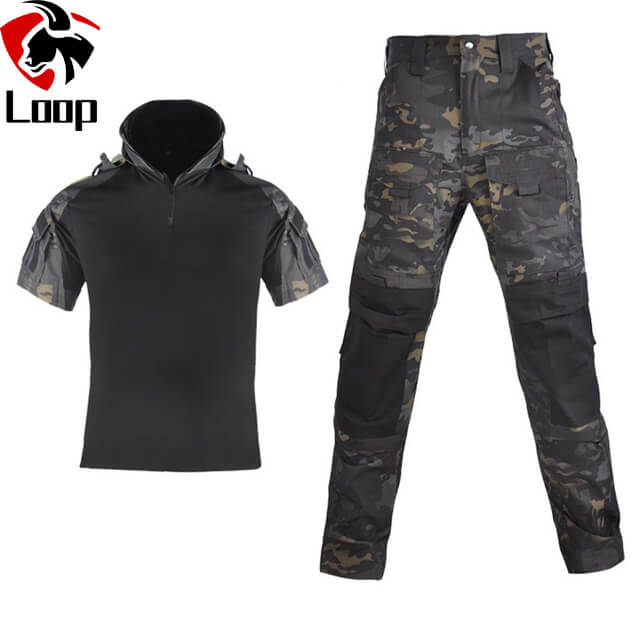 Short Sleeved Combat Clothes Camouflage Clothing Frog Service Frog Suit Suit Tactical Training Suit