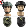 Black Green Coyote PE Kevlar Helmet with Wendy Suspension For Military Helmet