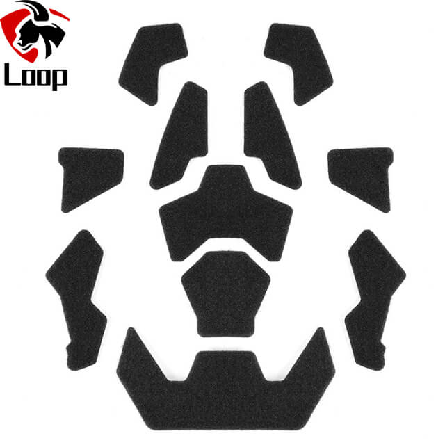 FAST Helmet Specific Shape Adhesive Backing Modified Helmet Patch High Cut Helmet Velcro