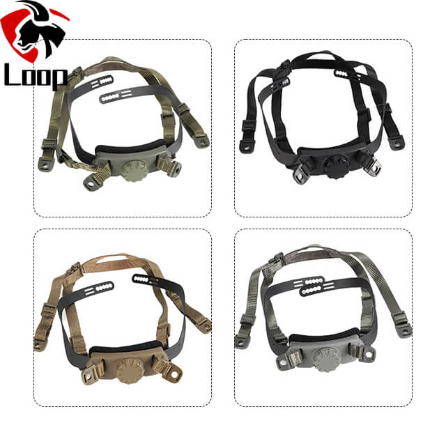 Accessories Tactical Helmet Locking Strap Knob Adjustable Head Circumference High Cut Hanging And Fixing System