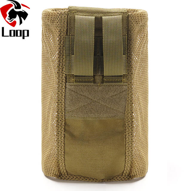 1000D Nylon Molle Garbage Storage Bag Hip Pouch-style Tactical Folding Grid Tactical Recovery Bag