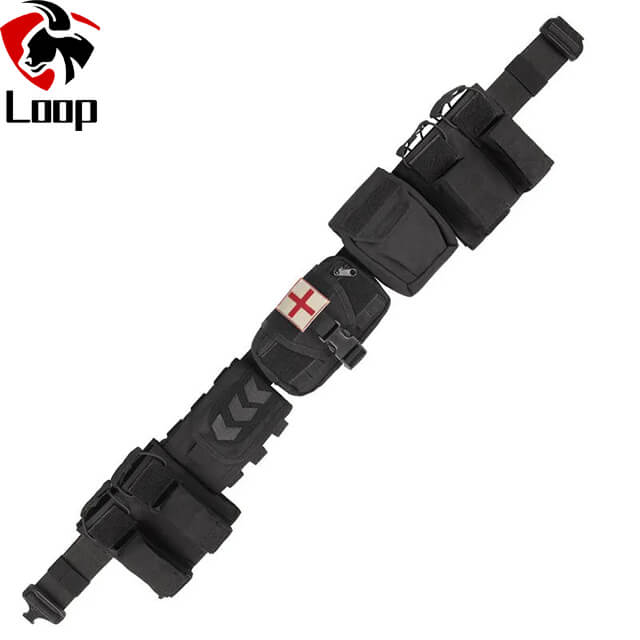 Patrol Outdoors Police Task Multifunctional Modularization Tactical Belt