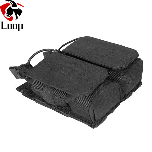 Tactical War Game Outdoor Rifle Double Magazine Bag