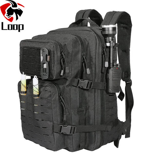 Mountaineering Military Tactical Backpack Men's Hiking Sports Backpack Camouflage System Outdoor Bag 45L