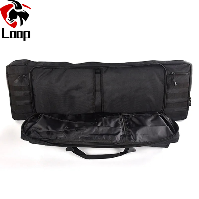 Multi Functional Double Layer Tactical Gun Bag Outdoor Sports Equipment Handheld Shoulder Bag