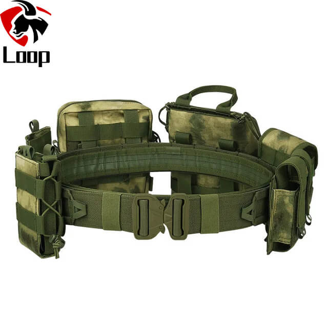 Special Team Battlefield Action Removable Adjustable Black Tactical Belt