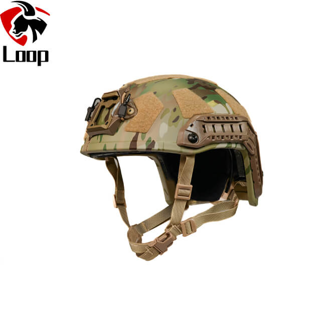 Professional Protection Camouflage Multifunctional High Cut Fast Tactical Ballistic Helmet