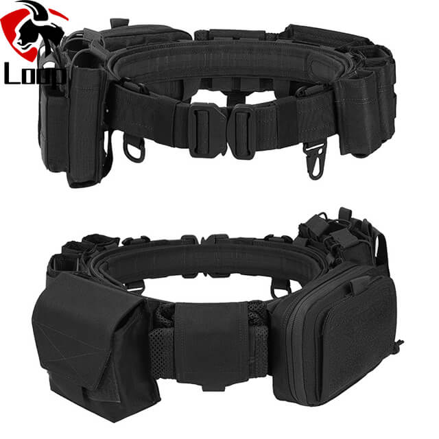 Quick Release Adjustable Security Guard Patrol Multifunctional Tactical Belt
