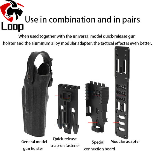 Accessories Practical Quick-release Snap Adapter Tactical Quick Draw Holster Adapter Base