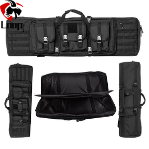 Multi Functional Double Layer Tactical Gun Bag Outdoor Sports Equipment Handheld Shoulder Bag