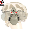 Cow Horn Headphone Stand Protection Fit for FAST Helmet Noise Reduction Professional IPSC Tactical Headphones