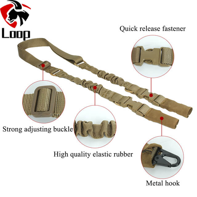 Outdoors Military Enthusiast Multifunctional Nylon Crossbody Style Tactical Standard Safety Gun Strap