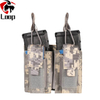 Nylon Molle Double Pistol Mag Pouch Other Police Hunting Military AK Mag Holder Tactical
