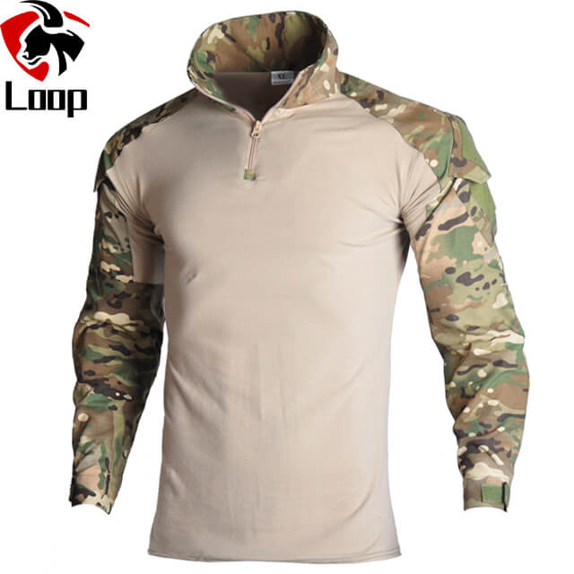 Outdoor Cycling Training Frog Clothing Multi Color Training Top Camouflage Clothes Hiking Mountaineering Tactical Long Sleeved T Shirt Energy Service