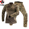 Three Generations of Long-Sleeved Flame-Resistant Operational Gear Outdoor Training Camouflage Tactical Training Suits