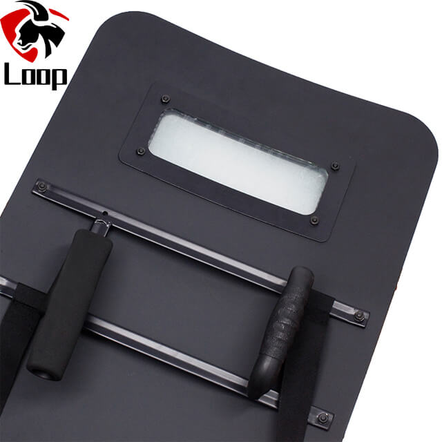 War Game Army Task Protect Black Leve 3A Handheld Steel Ballistic Shield