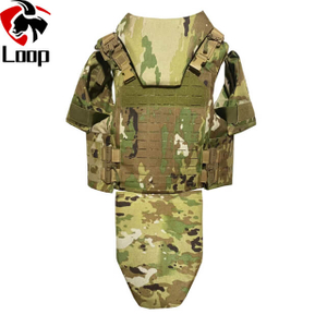 Military Camouflage Tactical Full Protection Polyester Bulletproof Vest On Sale