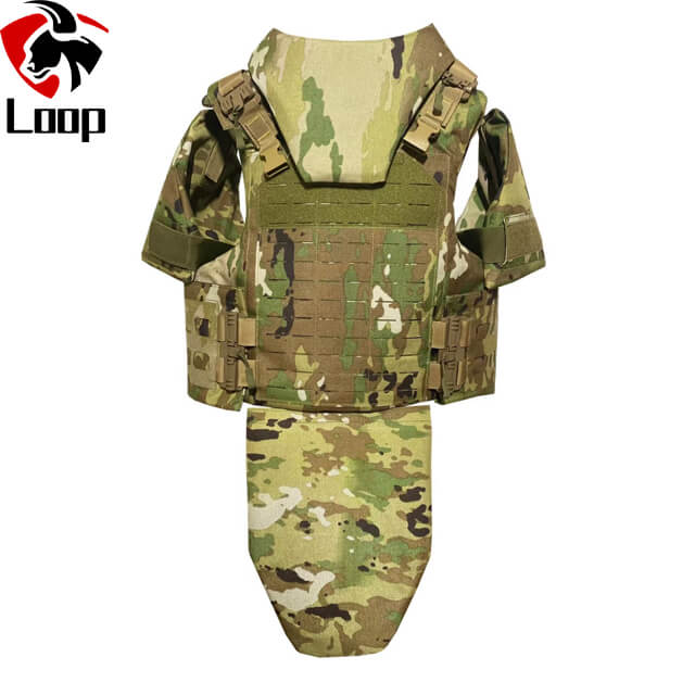 Military Camouflage Tactical Full Protection Polyester Bulletproof Vest On Sale