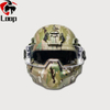 Night Vision Mandible Goggles Ballistic Helmet With Face Shield