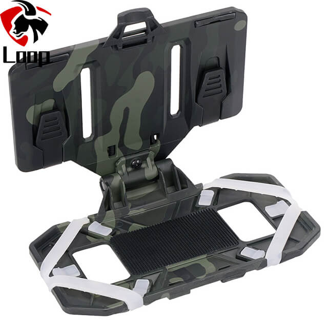 tactical navigation board MOLLE Mount the mobile phone board carrier Tactical vest universal folding mobile phone holder