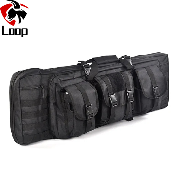 Multi Functional Double Layer Tactical Gun Bag Outdoor Sports Equipment Handheld Shoulder Bag