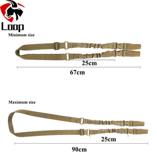 Outdoor Crossbody Elastic Adjustable Tactical Gun Strap