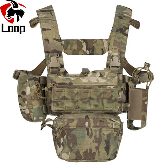Chest Mount Outdoor Sports Lightweight Load Vest Set