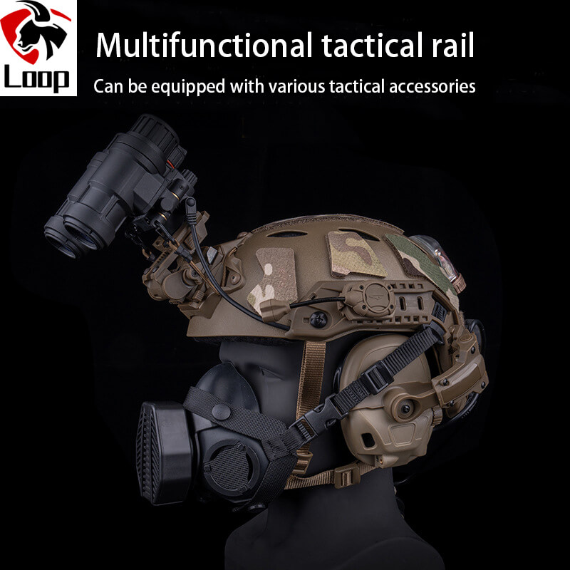 Ultra high cut FAST Helmet Tactical rail (3)