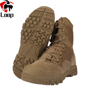 Leather Skin Wear Resistant Climbing Mountains Outdoors Hiking Anti-slip Tactical Boots