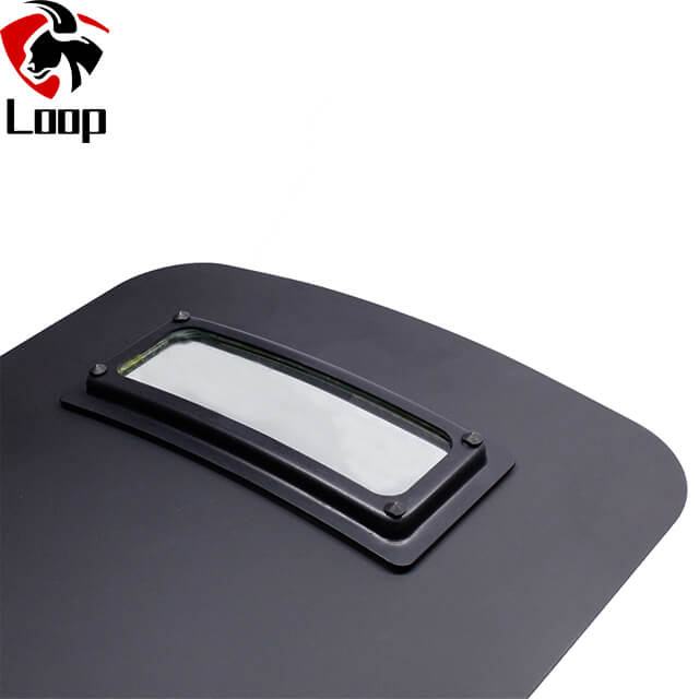 War Game Army Task Protect Black Leve 3A Handheld Steel Ballistic Shield
