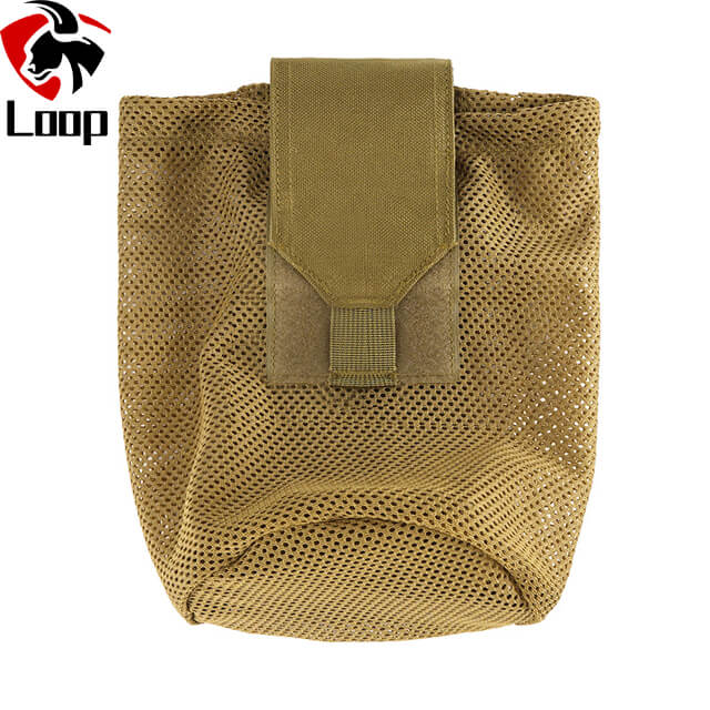 1000D Nylon Molle Garbage Storage Bag Hip Pouch-style Tactical Folding Grid Tactical Recovery Bag