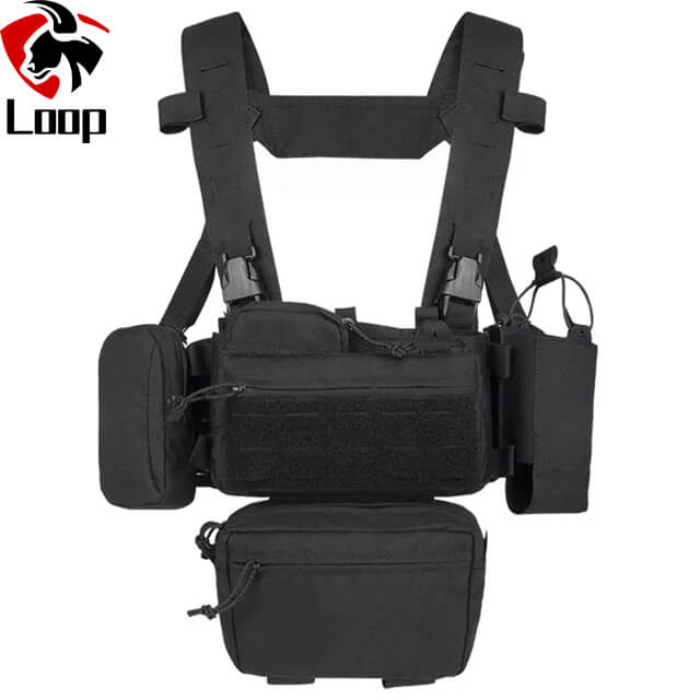 Chest Mount Outdoor Sports Lightweight Load Vest Set