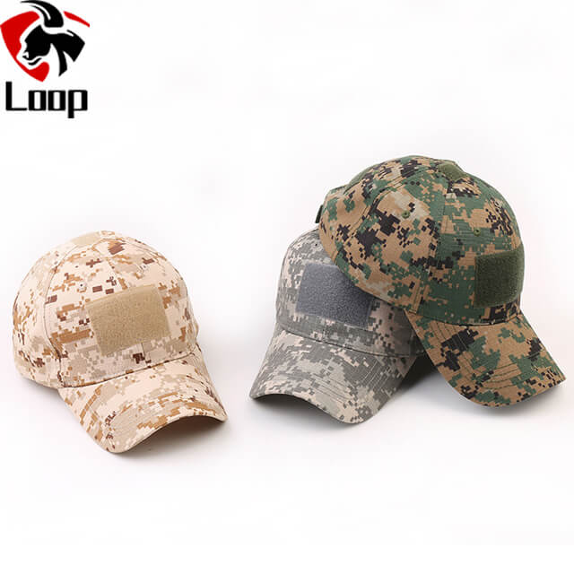 Military Enthusiast Tactical Camouflage Baseball Cap Velcro Breathable Sunshade Peaked Cap