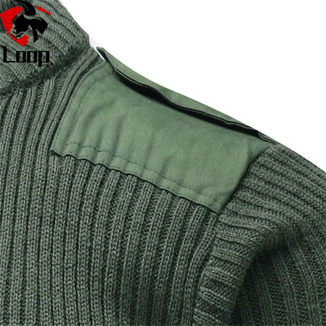 Green Tactical Training Long Sleeved Tactical Sweater