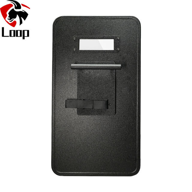 NIJ Leve Ⅲ Black Bulletproof Mobile Fortress Protect Task Ballistic Shield