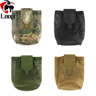 1000D Nylon Molle Garbage Storage Bag Hip Pouch-style Tactical Folding Grid Tactical Recovery Bag