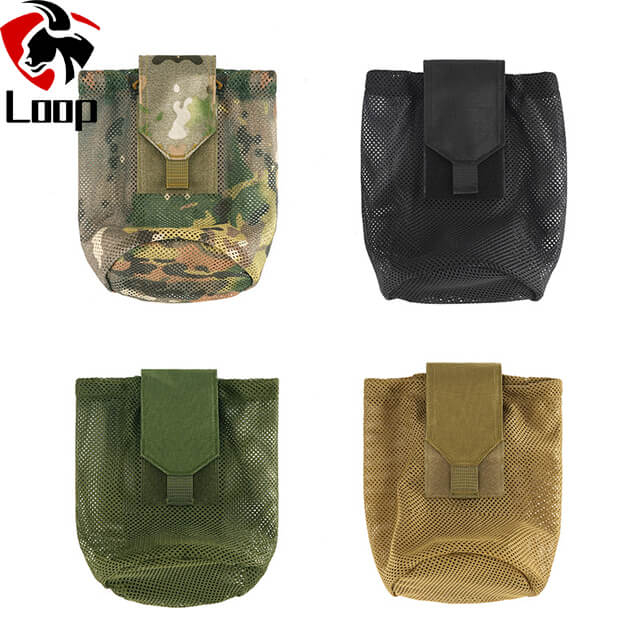 1000D Nylon Molle Garbage Storage Bag Hip Pouch-style Tactical Folding Grid Tactical Recovery Bag