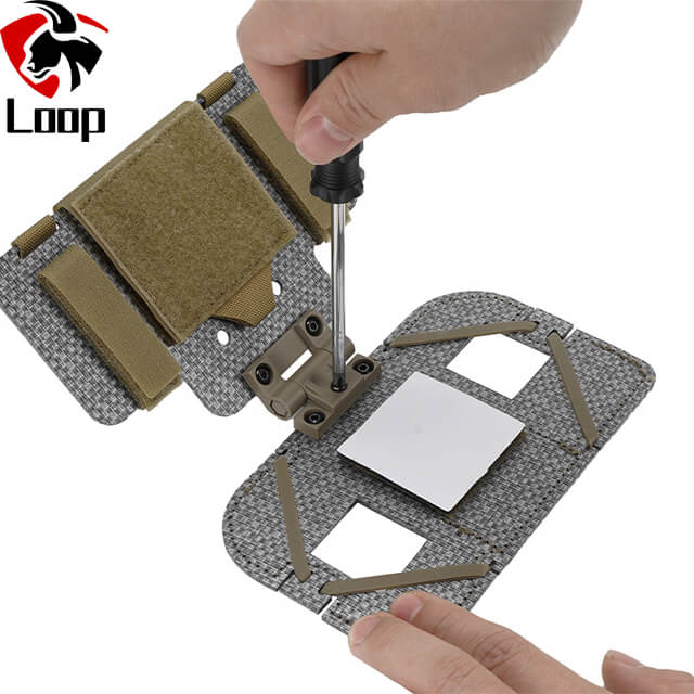 Outdoors Fold Mobile Phone Storage Bag Lightweight Design MOLLE Mount Woolen Fabric Navigation Support Kit Tactical Navigation Panel