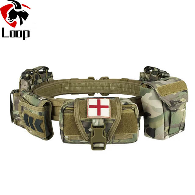 Patrol Outdoors Police Task Multifunctional Modularization Tactical Belt