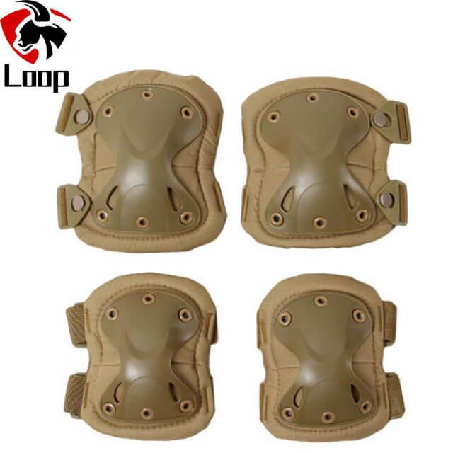 Wear Resistant Sturdy Protect High Quality Tactical Knee Pads Set of Four Pieces