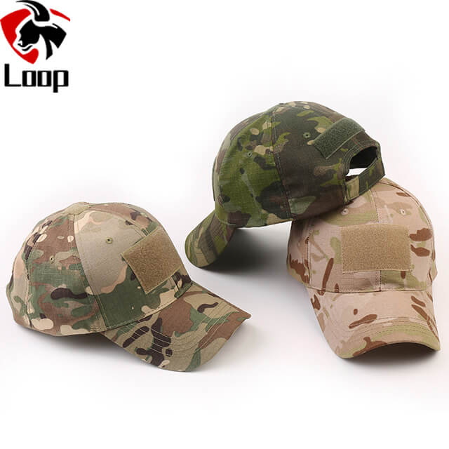 Military Enthusiast Tactical Camouflage Baseball Cap Velcro Breathable Sunshade Peaked Cap