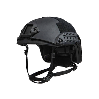 High Cut With Night Vision Cover 3a Black FAST Ballistic Military Helmet