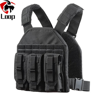 Lightest Military Vest Black Tactical Molle Rapid Ballistic Vest