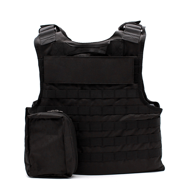 Black Military Best Tactical Ballistic Vests For Law Enforcement