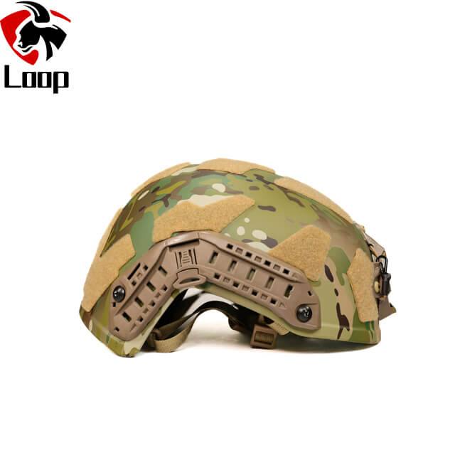 Professional Protection Camouflage Multifunctional High Cut Fast Tactical Ballistic Helmet