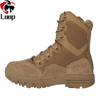 Leather Skin Wear Resistant Climbing Mountains Outdoors Hiking Anti-slip Tactical Boots