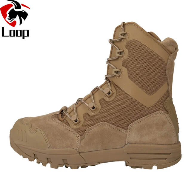 Leather Skin Wear Resistant Climbing Mountains Outdoors Hiking Anti-slip Tactical Boots