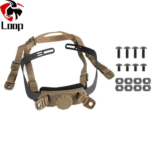 Accessories Tactical Helmet Locking Strap Knob Adjustable Head Circumference High Cut Hanging And Fixing System
